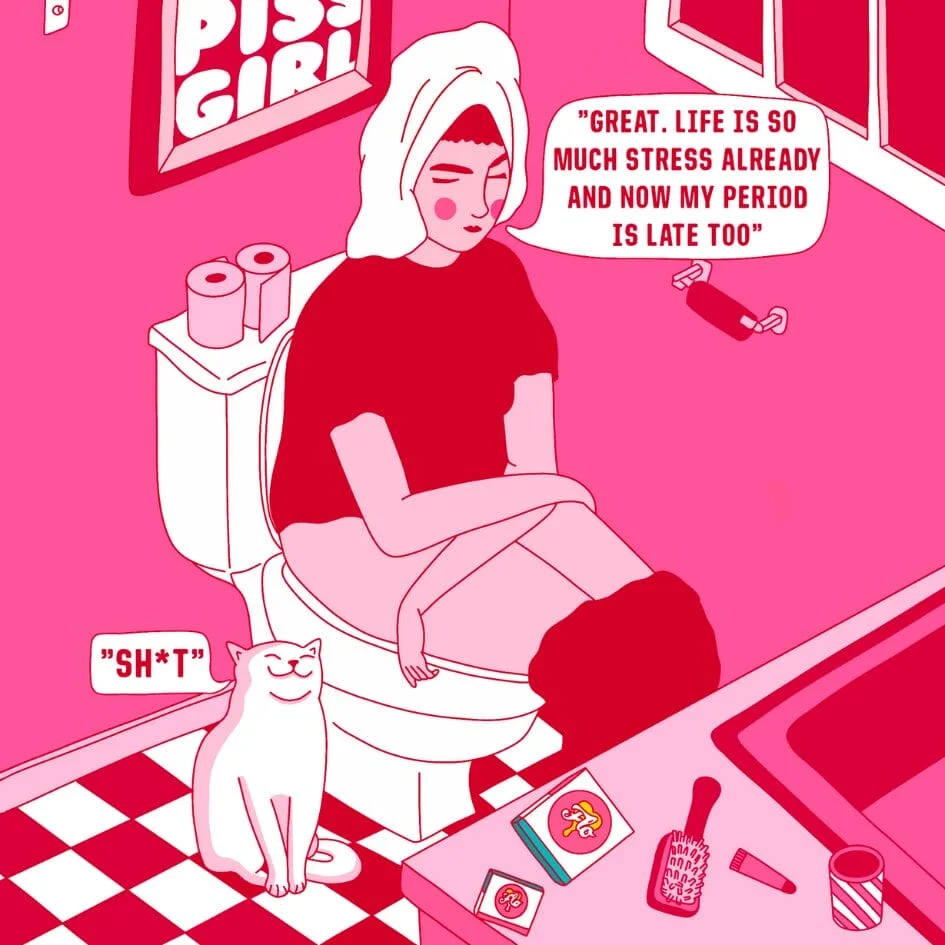 social asset illustration here we flo