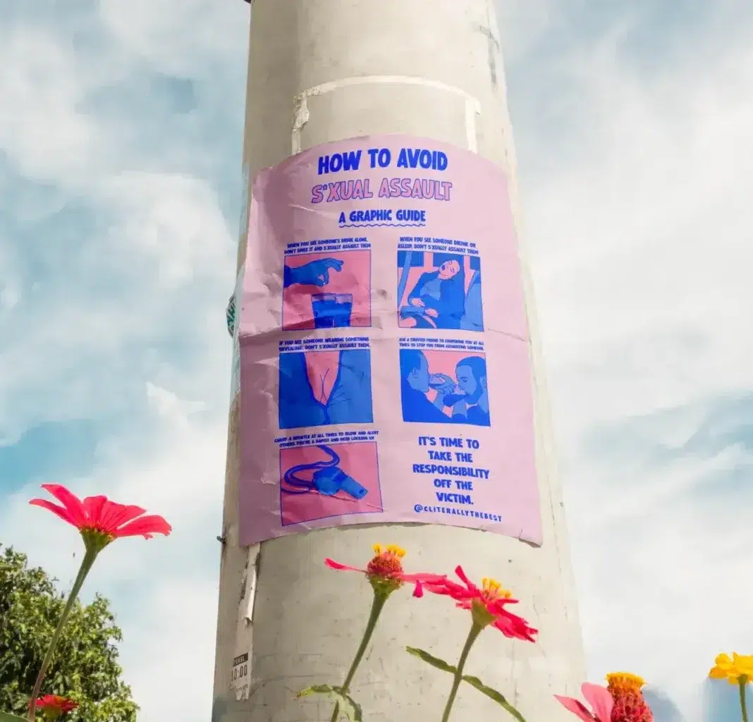 sexual asssault poster mockup