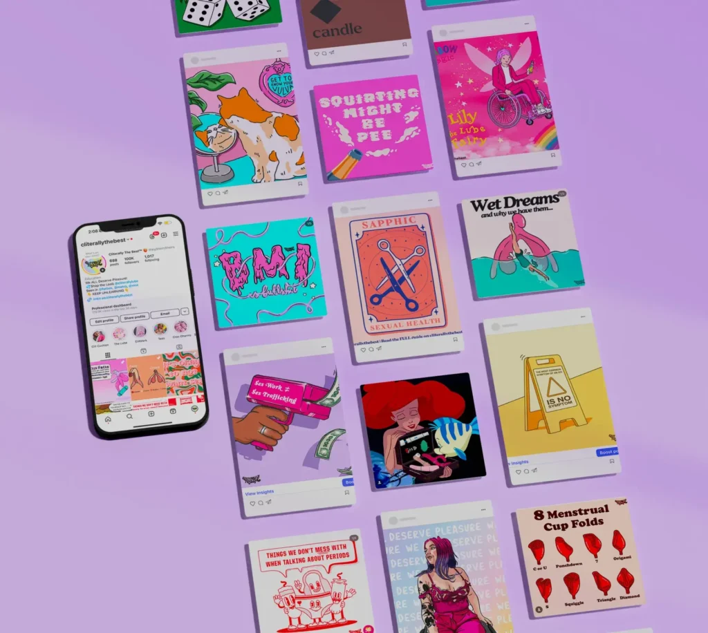 Cliterally The Best Social Media Illustrations