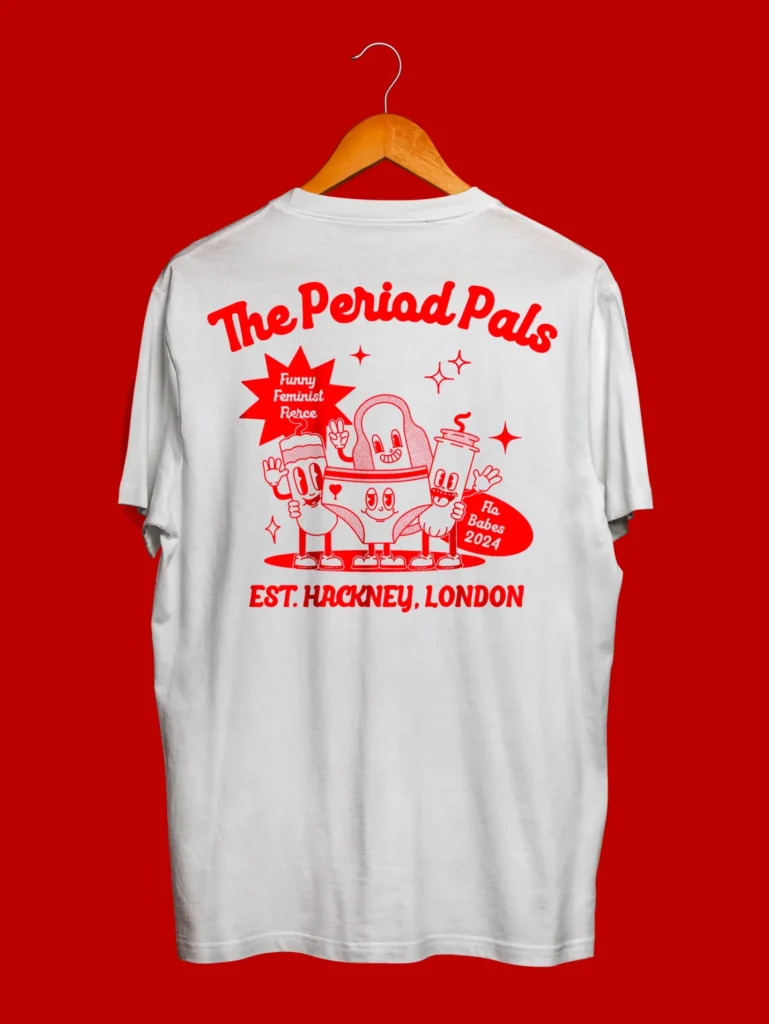 here we flo period pals merch tshirt